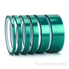 Enrobage de poudre en silicone adhésif vert Polyester Polyester